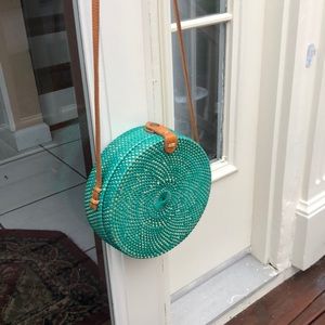 WOVEN CIRCLE BAG